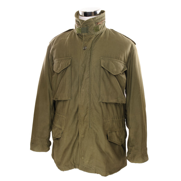 Vintage Us Army M-1965 M65 Field Jacket 1972 Vietnam War Size Medium Regular  Stock No: 5415-732-2939  DSA 100-72-C-1732
