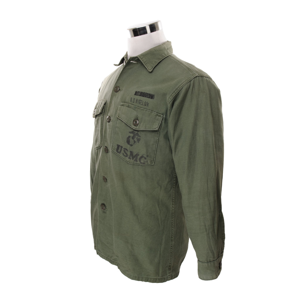 ヴィンテージ USMC アメリカ海兵隊 ユーティリティシャツ P-64 P64 1968 ベトナム戦争