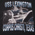 VINTAGE USS LEXINGTON CORPUS CHRISTI TEXAS TEE SHIRT 1990s LARGE MADE USA