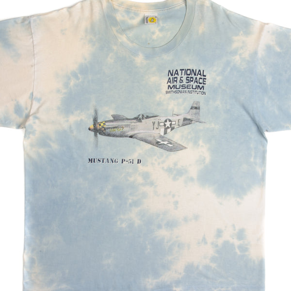 VINTAGE NATIONAL AIR SPACE MUSEUM SMITHSONIAN INSTITUTION TEE SHIRT XL MADE USA