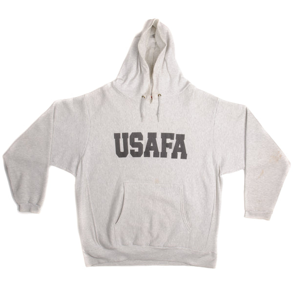 Vintage USAFA US Air Force Academy Hoodie Sweatshirt Size XL Made In USA.