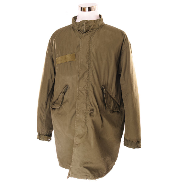 VINTAGE US ARMY FISHTAIL PARKA M65 W LINER 1988 SIZE LARGE