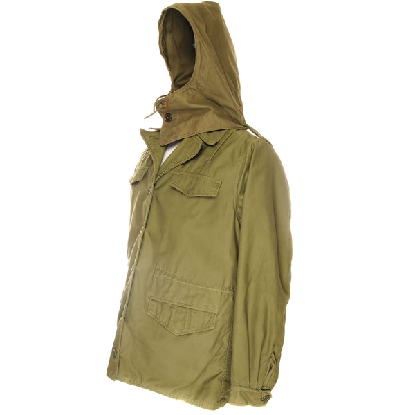 VINTAGE US ARMY M-1943 M43 FIELD JACKET 1940S WW2 SIZE 34R