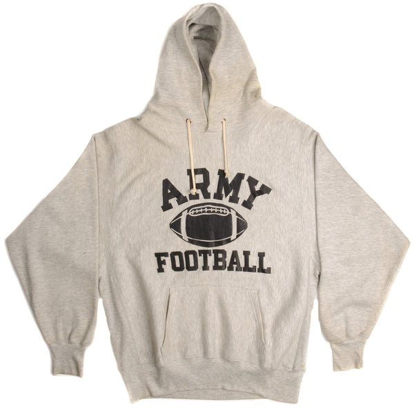 Vintage US Army Football Hoodie Sweatshirt Size XL Made In USA.