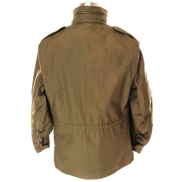 Vintage US Army M-1965 Field Jacket size Large Regular with Liner.  Stock No. 8415-01-099-7642