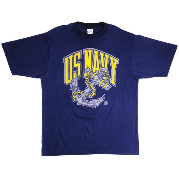 Vintage USN US Navy Tee Shirt Size XL Made In USA.