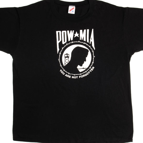 VINTAGE POW MIA TEE SHIRT SIZE LARGE MADE IN USA