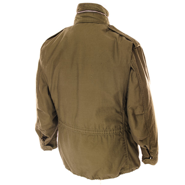 Vintage US Army M-1965 Field Jacket 1970 Vietnam War size Medium Short.  Stock No. 8405-782-2938 DSA 100-70-C-0607