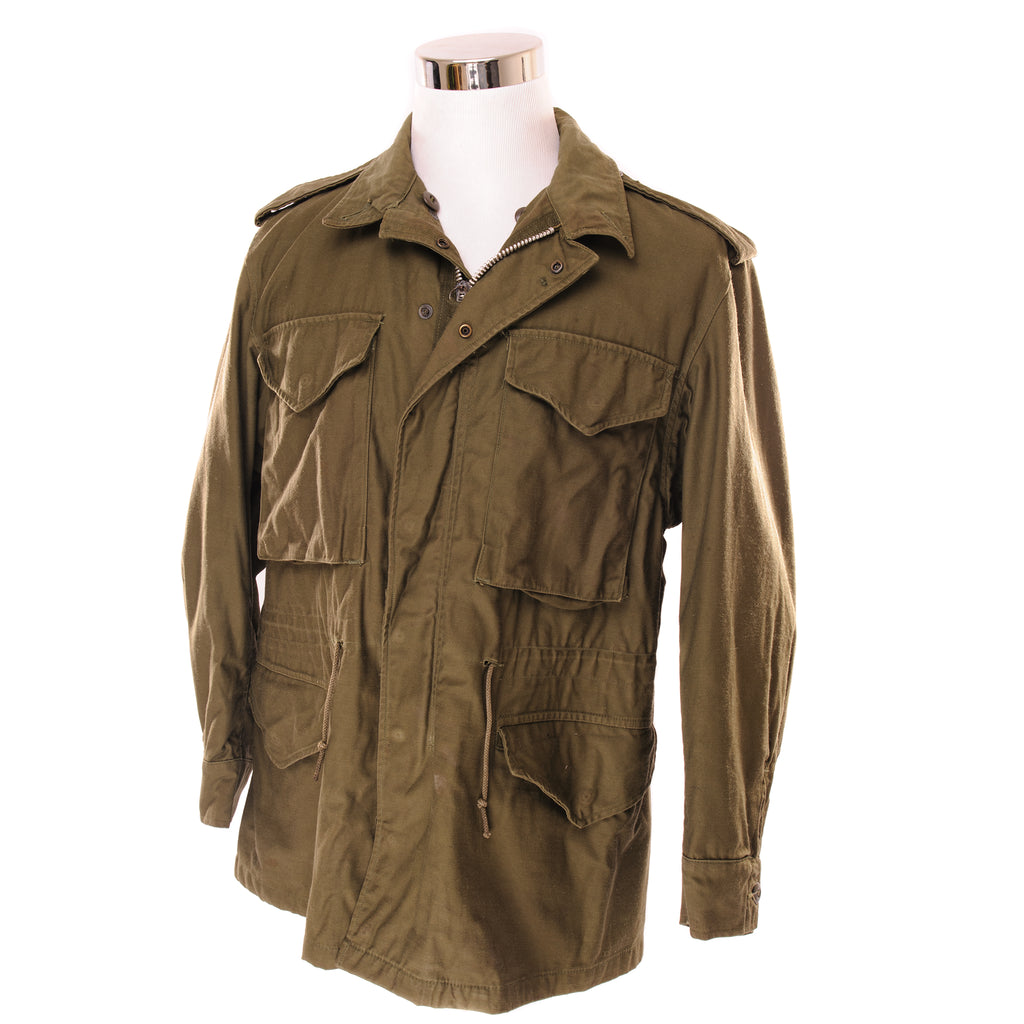 Vintage US Army M-1951 M51 Field Jacket Korean War Era Size Medium Short.  Contract No. 7109 Stock No. 8405-255-8588