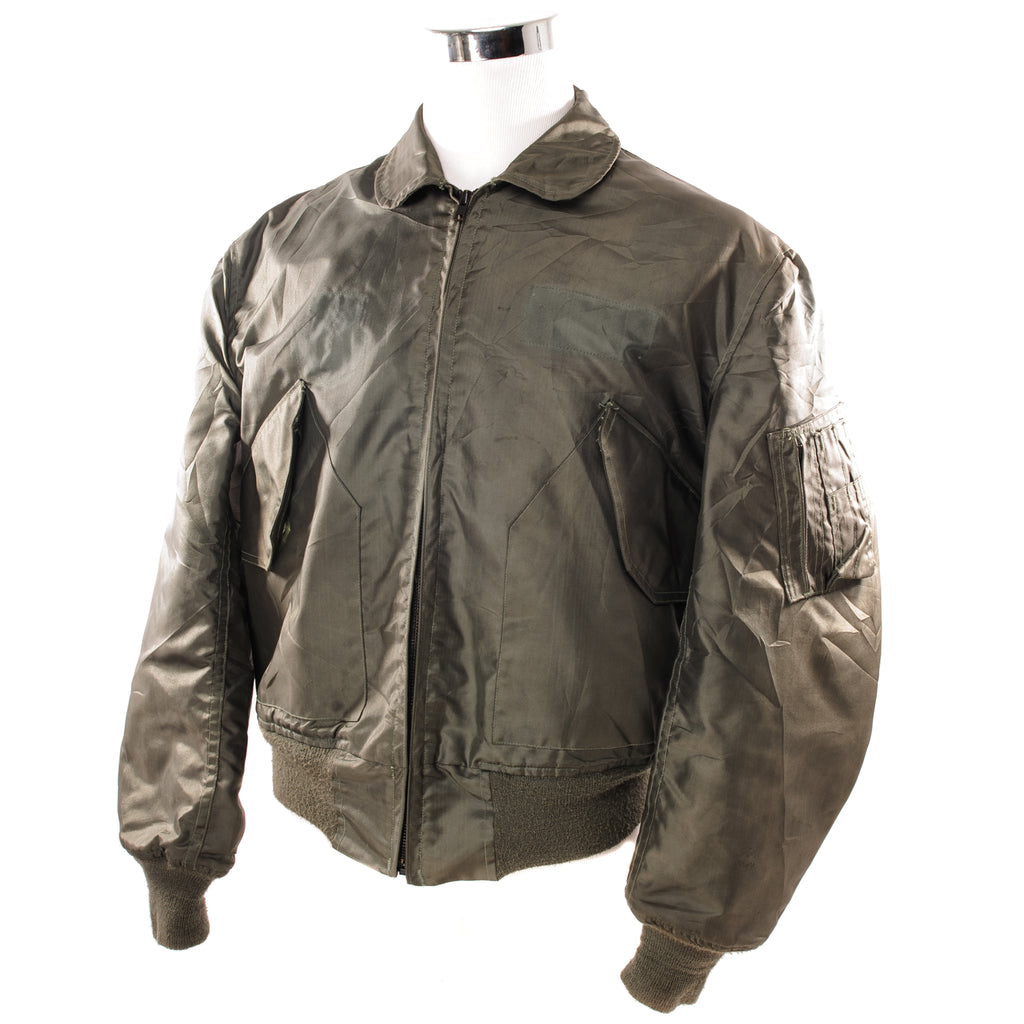 The military Flight Jacket CWU-36P is still currently used, it was made for warmer weather and was fire resistant.