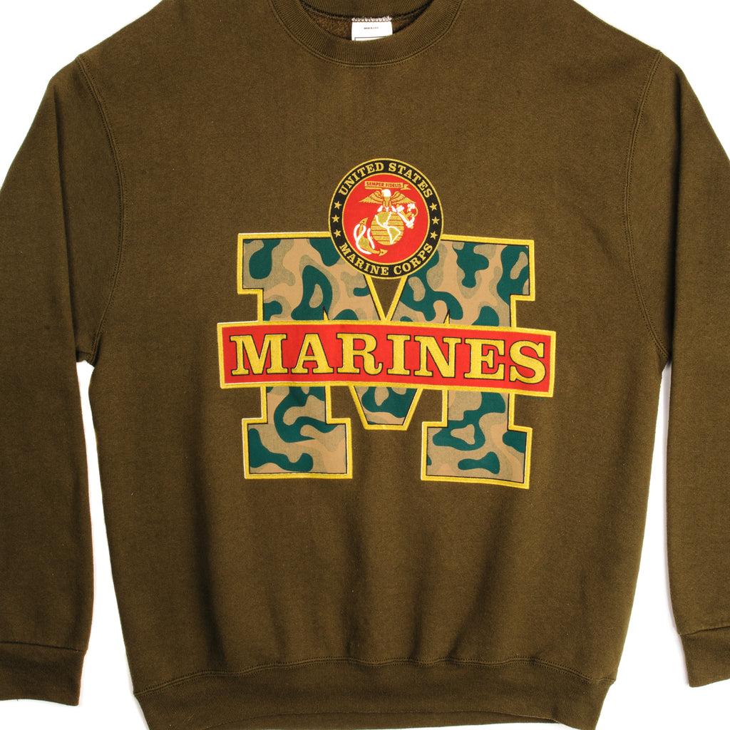 VINTAGE USMC SWEATSHIRT SIZE LARGE MADE IN USA 1990s