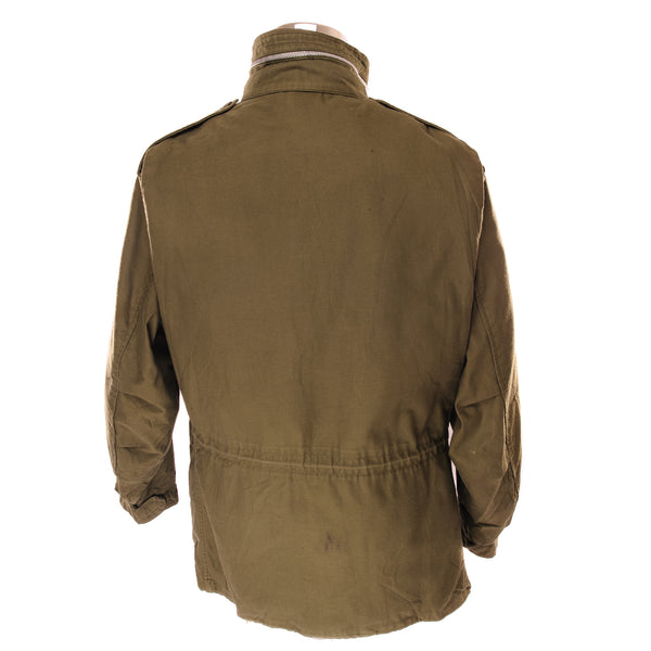 Vintage US Army M-1965 Sateen Field Jacket 1966 Vietnam War Size Large Regular.  Stock No. : 8405-782-2942 DSA 100-3378