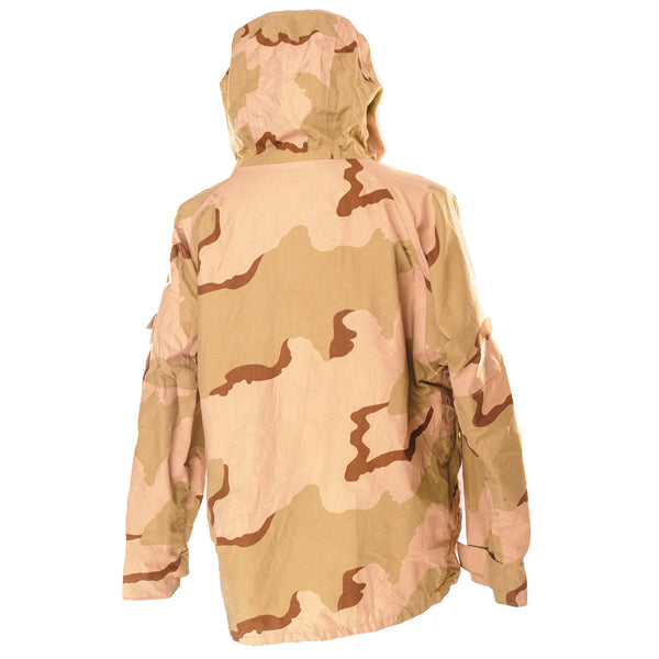 Vintage US Army ECWCS Parka Desert Camouflage 2002 Size Large Regular.  Stock NO. 8415-01-470-2828  SP0100-02-D-4014
