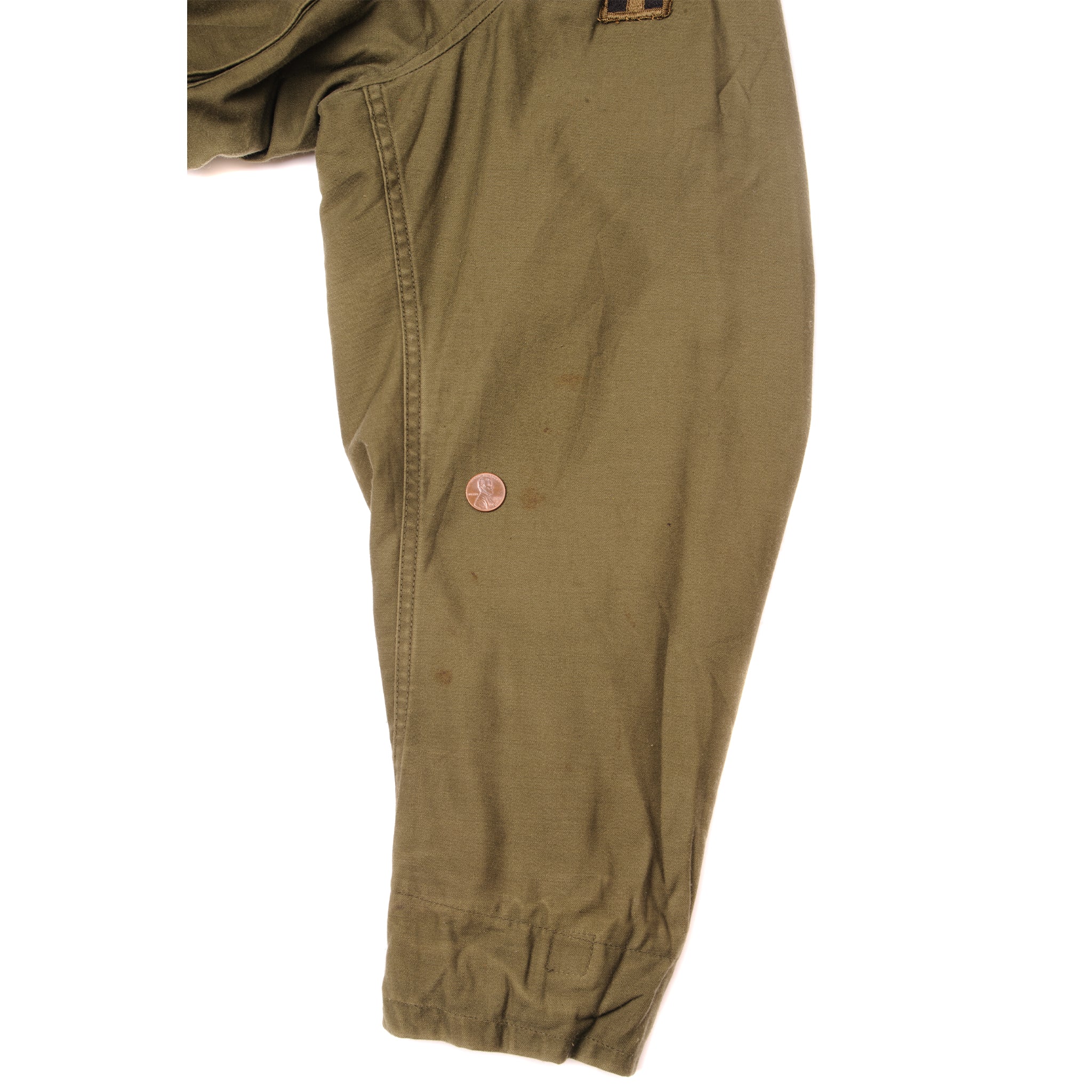 VINTAGE US ARMY M-1965 M65 FIELD JACKET 1969 VIETNAM WAR SIZE SMALL SHORT PATCHED