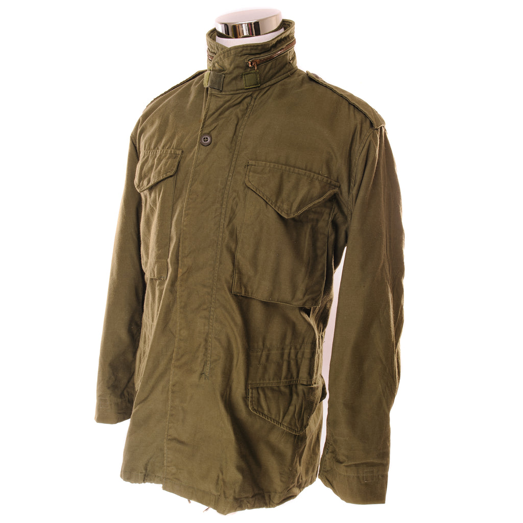 Vintage US Army M-1965 M65 Field Jacket 1972 Vietnam War Size Small Regular.  Stock NO : 8415-782-2936  NATO Size : 7080/8494  DSA100-72-C-1202