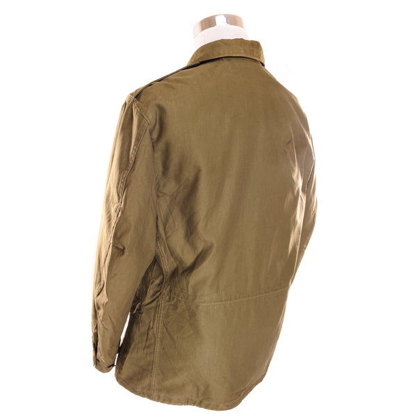 Vintage US Army M-1951 M51 Field Jacket 1950's Size Small Regular, Wind Resistant Cotton Sateen.