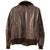 VINTAGE BRILL BROS LEATHER FLIGHT JACKET TYPE G-1 SIZE 44