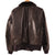VINTAGE US NAVY LEATHER FLIGHT JACKET TYPE G-1 1975 SIZE 46