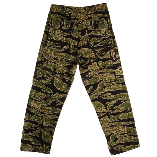 VINTAGE US ARMY TIGER STRIPE LATE WAR PATTERN FIELD TROUSERS PANTS 1960s VIETNAM WAR SIZE W30 L28
