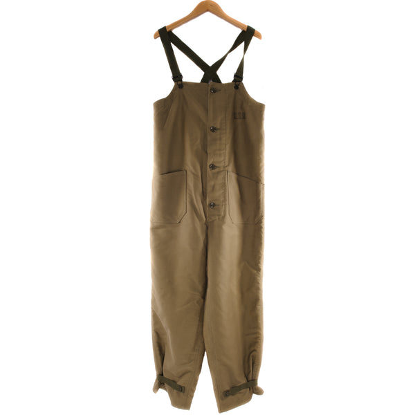 Vintage USN Overall World War 2 Era Size Small W42 L28 With 13 Stars Buttons.  Contract Number : N-140-62236S-18986B
