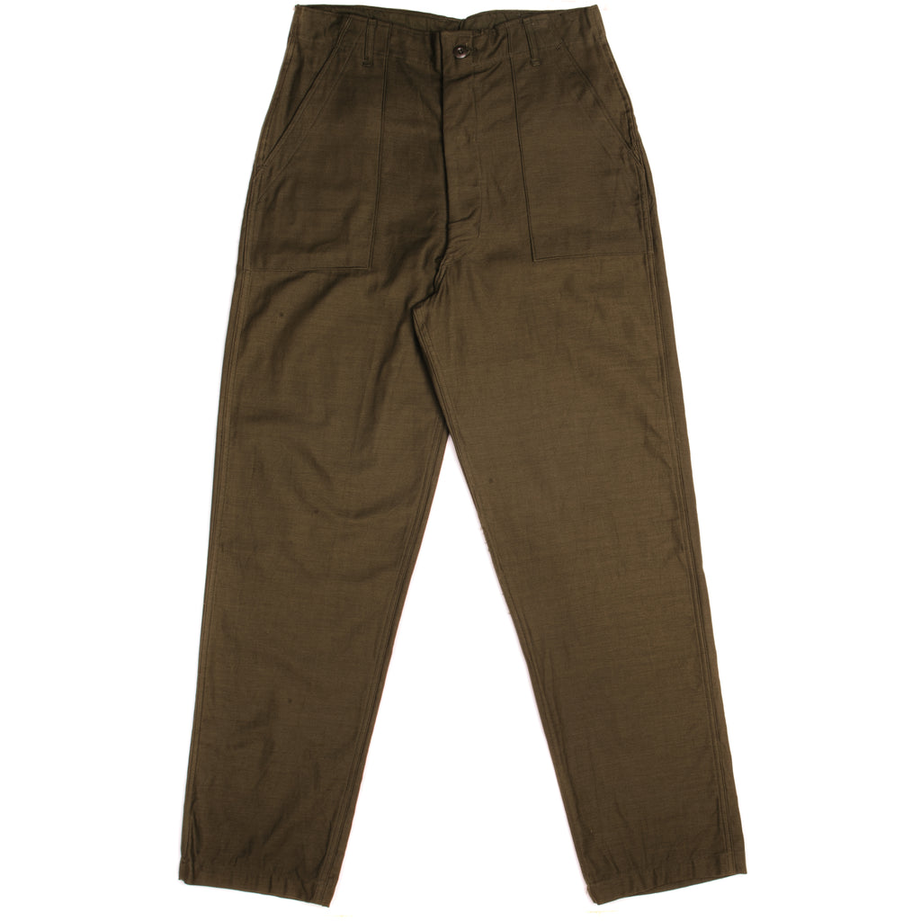 Vintage US Army Cotton Sateen Utility Trousers Pants 1974 Vietnam War Size W33 L32 Deadstock.  SIZE ON TAG 34X33  ACTUAL SIZE 33X32  DSA 100-74-C-1103  8405-082-6614