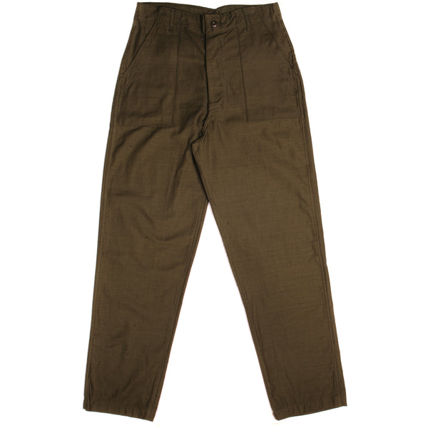 Vintage US Army Cotton Sateen Utility Trousers Pants 1974 Vietnam War Size W33 L32 Deadstock.  SIZE ON TAG 34X33  ACTUAL SIZE 33X32  DSA 100-74-C-1103  8405-082-6614