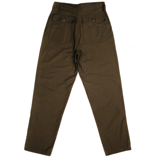 Vintage US Army Cotton Sateen Utility Trousers Pants 1974 Vietnam War Size W33 L32 Deadstock.  SIZE ON TAG 34X33  ACTUAL SIZE 33X32  DSA 100-74-C-1103  8405-082-6614