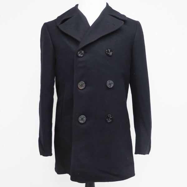 USN US NAVY PEACOAT MELTON 1973 SIZE 38R