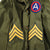 US ARMY UTILITY SHIRT P64 1960'S THIRD ARMY SERGEANT PATCHED SIZE 14 1/2 X 33