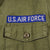 USAF US AIR FORCE UTILITY SHIRT P64 1970'S VIETNAM WAR AIRMAN PATCH SIZE 15 1/2 X 33