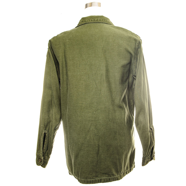 US ARMY 1969 VIETNAM UTILITY SHIRT P64 AVIATION CENTER PRIMARY HELICOPTER PATCHED