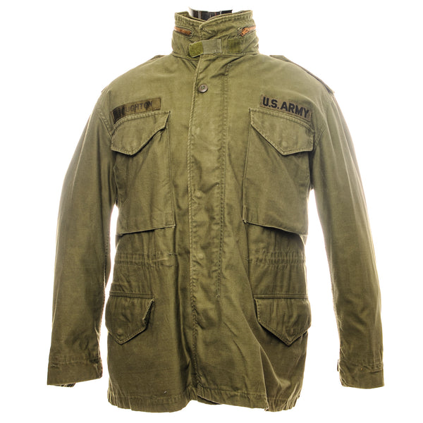 US ARMY M-1965 M65 FIELD JACKET 1976 SIZE MEDIUM SHORT
