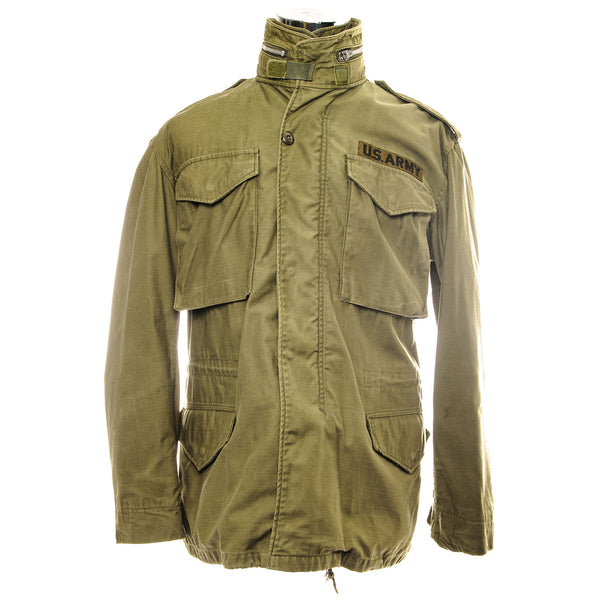US ARMY M-1965 M65 FIELD JACKET 1971 VIETNAM WAR SIZE SMALL REGULAR