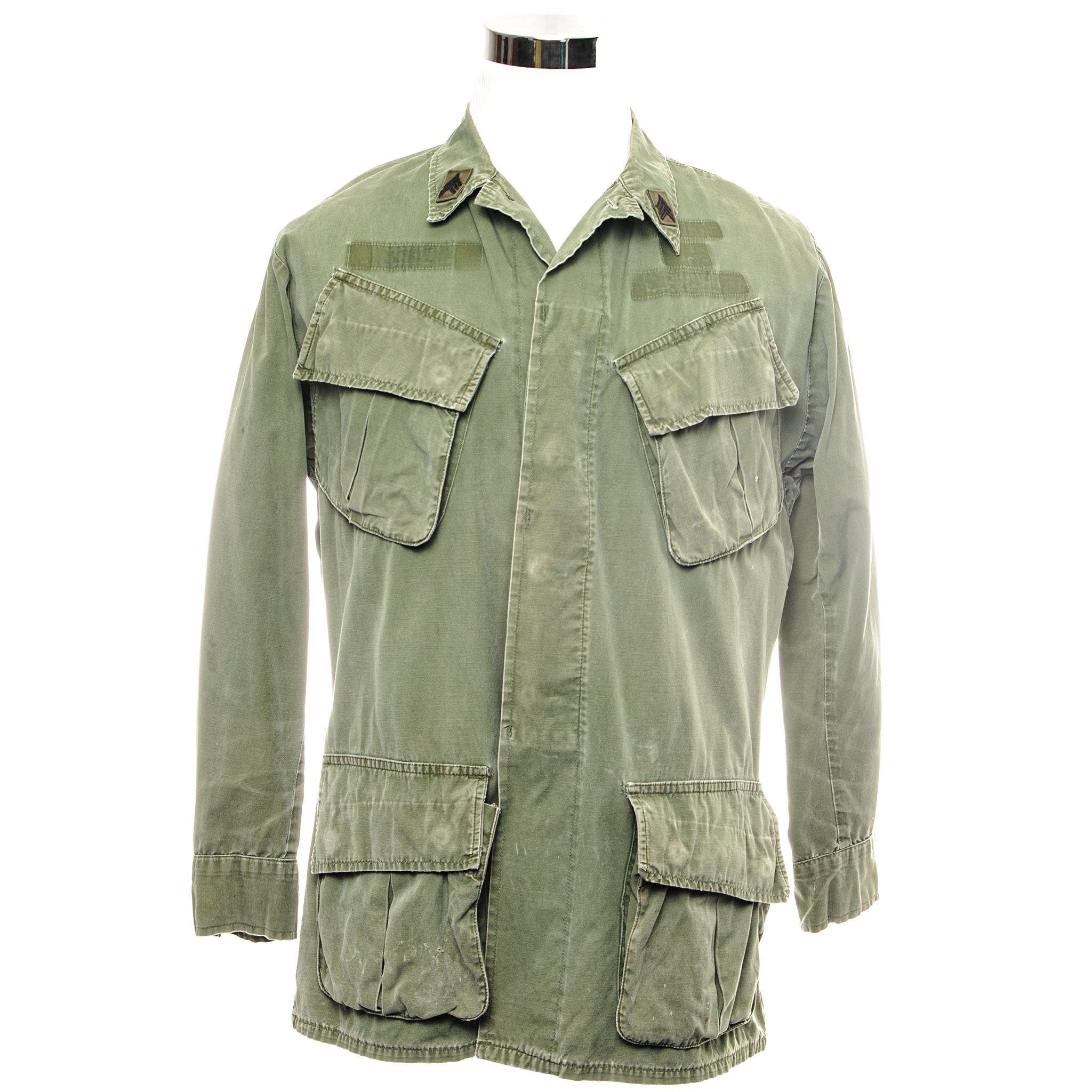 VINTAGE US ARMY TROPICAL COMBAT JACKET RIPSTOP 1969 VIETNAM WAR