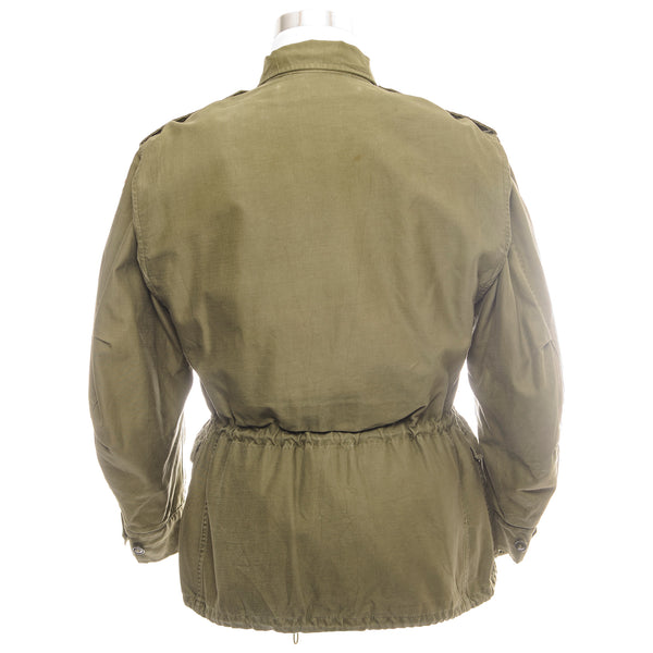 VINTAGE US ARMY M-1951 M51 FIELD JACKET 1959 ENGINEERS SCHOOL PATCH SIZE SMALL SHORT