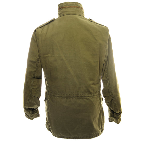 VINTAGE US ARMY M-1965 M65 FIELD JACKET WITH LINER 1974 VIETNAM WAR SIZE MEDIUM