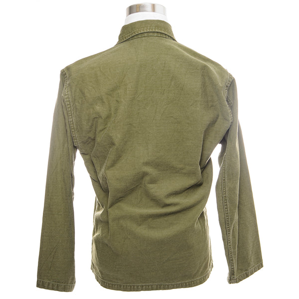 VINTAGE US ARMY UTILITY SHIRT P58 1960'S VIETNAM WAR SIZE SMALL