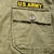 VINTAGE US ARMY UTILITY SHIRT P58 1960'S VIETNAM WAR SIZE SMALL