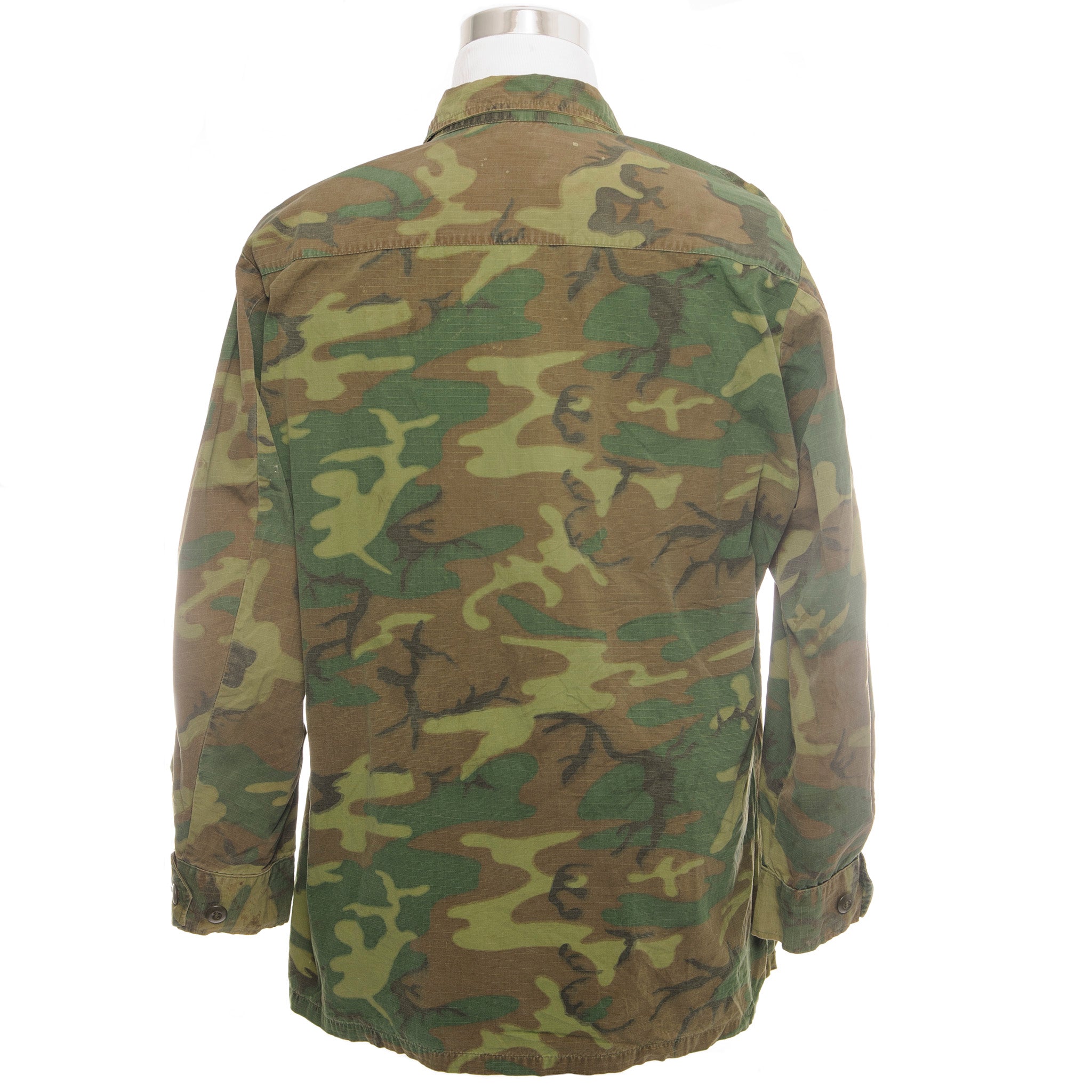 US Army Tropical Combat ERDL Jacket 5th Pattern Ripstop โ Rare Gear USA