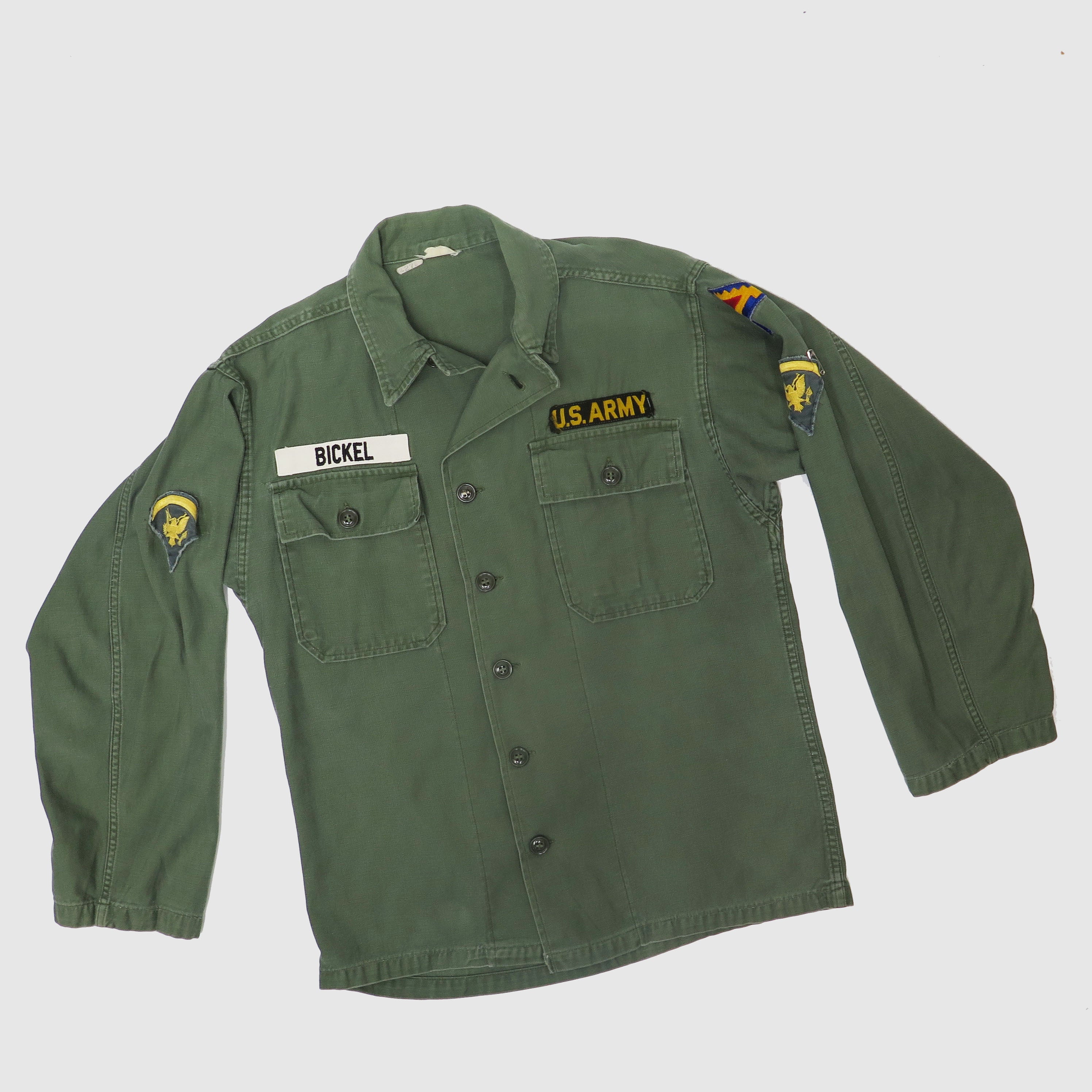US Army Utility Shirt P-58 P58 1960's 7th Army Specialist