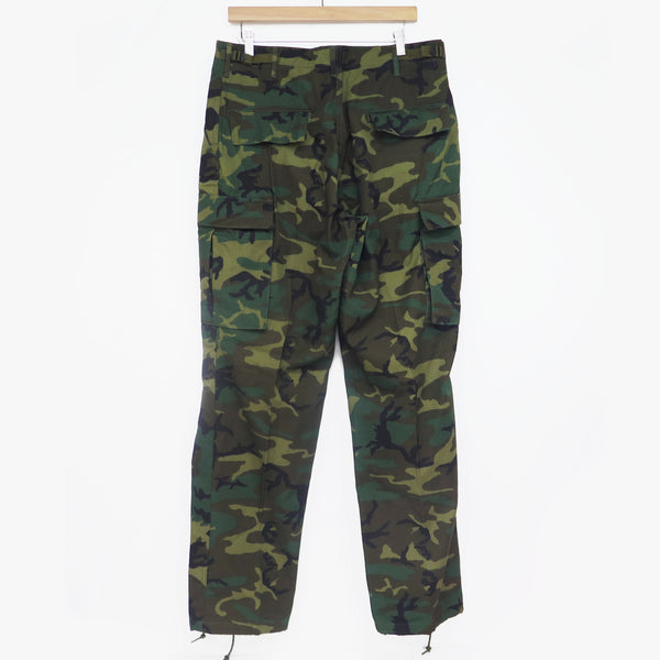 US ARMY FIELD TROUSERS PANTS ERDL 1980 SIZE MEDIUM LONG DEADSTOCK