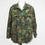 US ARMY HOT WEATHER JACKET CAMO RIP STOP 1977 SIZE LARGE SHORT