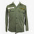 US ARMY UTILITY SHIRT HBT WITH 13 STARS BUTTONS 1950'S KOREAN WAR SPECIALIST E4 PATCH SIZE SMALL
