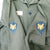 US ARMY UTILITY SHIRT HBT WITH 13 STARS BUTTONS 1950'S KOREAN WAR SPECIALIST E4 PATCH SIZE SMALL