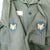 VINTAGE US ARMY UTILITY SHIRT HBT 13 STARS BUTTONS 1950S KOREAN WAR PATCH SMALL