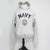 USN US NAVY SWEATSHIRT HOODIE NAVAL ACADEMY CREST 1980'S SIZE XL