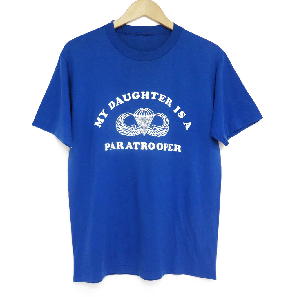 MY DAUGHTER IS A PARATROOPER 80'S T-SHIRT SIZE MEDIUM