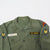 US ARMY UTILITY SHIRT P-64 P64 1960'S  7TH ARMY SPECIALIST E4 PATCH