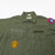 VINTAGE US ARMY UTILITY SHIRT P-64 P64 1968 SERGEANT 1ST CLASS 5TH ARMY INSTRUCTOR PATCH SIZE 15 1/2 X 33