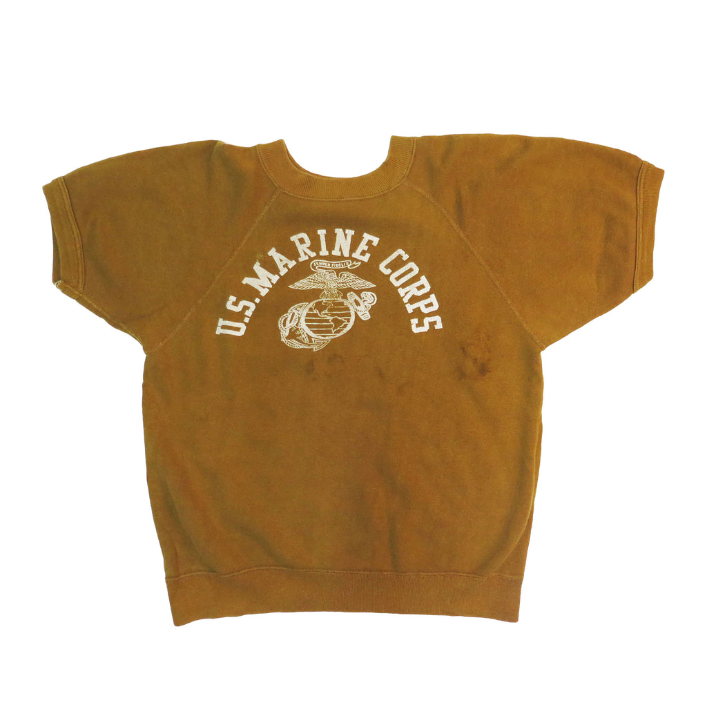USMC 美國海軍陸戰隊短袖衛衣 1970 年代 XS 碼